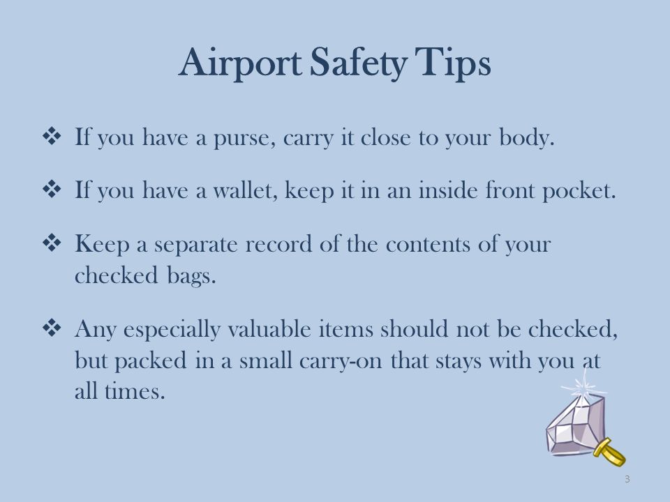 Safety tip 1